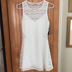 Guess White Lace Dress, NWT